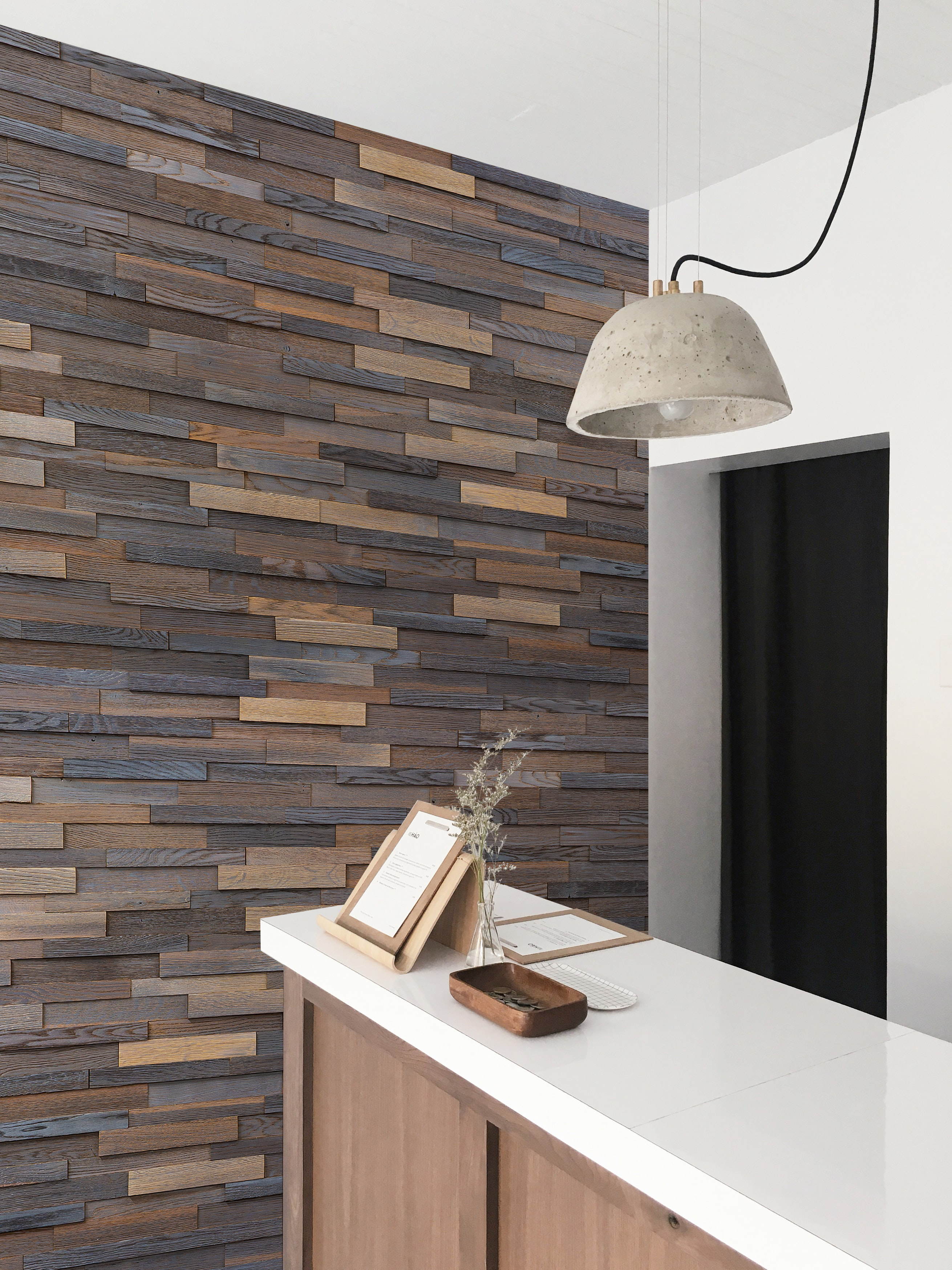Panouri decorative din lemn de stejar, Brick Timeless Cubetti